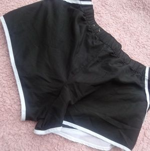Black Running Shorts